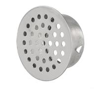 Lot de 60 raccords de tuyau d'évacuation de toit en acier inoxydable robuste pour évacuation d'eau de pluie et anti-débris pour balcon et jardin