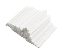 Lot de 60 recharges de filtre en coton pour diffuseur d'huiles essentielles de voiture, 120 x 8 mm, mèches de rechange pour véhicule, chambre, salle de bain et espace pour animaux domestiques