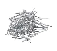 Lot de 60 rivets aveugles en aluminium durable 2,4 x 6 mm, rivets aveugles en aluminium, rivets décoratifs en aluminium, argenté