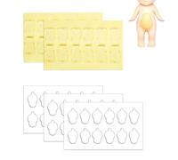 Lot de 60 Rubans Adhésifs pour Sonny Baby, Double Face Colle en Gel Transparente Amovible Mini Figurine Colle Transparente Remplacement de Ruban Adhésif en Mastic pour Poupée Sonny