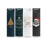 Lot de 60 sacs pour bouteilles de Noël - Sacs pour bouteilles de vin (60)