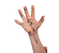 Lot de 60 tatouages pour Halloween