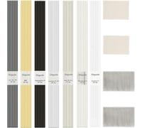 Lot de 60 tiges de soudure en plastique pour réparation de voiture et bateau 7 types avec maille en acier inoxydable et papier de verre pour des réparations sans couture