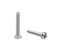 Lot de 60 vis uxcell - Cruciformes, type Philips - En acier inoxydable 304 - Vis à métaux M2x12mm 30Pcs