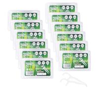 Lot de 600 bâtonnets de fil dentaire jetables pour le nettoyage des dents - Bâtonnets de soie dentaire jetables pour l'hygiène dentaire - Bâtonnets de nettoyage pour enlever la plaque dentaire et les