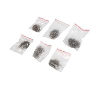 Lot de 600 clous de soudage en acier inoxydable et plastique pour réparation de pare-chocs de voiture - Agrafeuse à chaud compatible pour fissures et déchirures dans les composants thermoplastiques