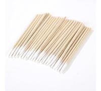 Lot de 600 cotons-tiges pointus à double pointe en bois pour tatouages de sourcils, beauté, maquillage, couture d'ongles colorés
