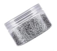 Lot de 600 épingles à tête en acier inoxydable pour la fabrication de bijoux et la couture - Finition satinée fine