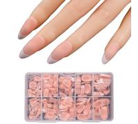 Lot de 600 faux ongles carrés en acrylique avec étui