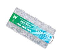 Lot de 600 faux ongles courts offrant un aspect naturel et une coupe facile pour des décorations de manucure élégantes, solution de manucure rapide