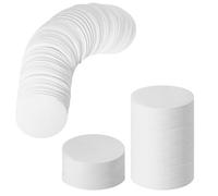 Lot de 600 filtres à café ronds en papier naturel non blanchi, 6,4 x 6,4 cm, compatibles avec les machines à café et à expresso Aerobie Aeropress (blanc)