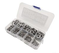 Lot de 600 rondelles à ressort en acier inoxydable 304 M2 avec combinaison de ressort d'ouverture pour raccords de matériel et de machines