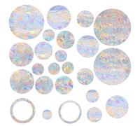 Lot de 62 SunCatcher Sticker en PVC, Stickers Anti Collision Oiseaux, Stickers Fenêtre Électrostatique, Prismes Arc-en-Ciel