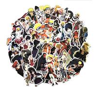 Lot de 63 autocollants au motif de l’animé Naruto étanches et résistants au soleil pour décorer voitures, moto, bagages ou ordinateurs portables