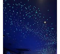 Lot de 633 autocollants 3D réalistes en forme d'étoiles phosphorescentes pour décoration de plafond - Décoration parfaite pour chambre d'enfant ou chambre d'enfant