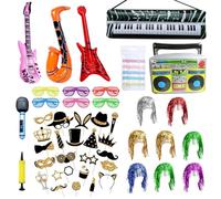 Lot de 65 accessoires de décoration de fête pour mariage, Halloween, Noël, décoration de table, anniversaire, carnaval, Nouvel An