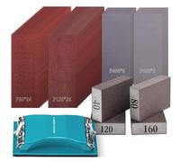 Lot De 65 Feuilles De Papier Abrasif Pour Bois, Papier Abrasif K80 À K600, Ponceuse Manuelle, Papier De Verre, Pour Ponçage Automobile, Peinture De Meubles En Bois, Finition