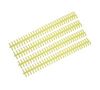Lot de 65 peignes de reliure, 30 trous, antirouille, résistant à l'usure, découpable, 65 feuilles, durable, pour étudiants pour le bureau (#4)
