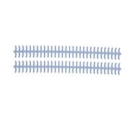 Lot de 65 peignes de reliure, 30 trous, antirouille, résistant à l'usure, découpable, 65 feuilles, durable, pour étudiants pour le bureau (#6)