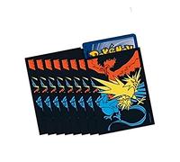 Lot de 65 pochettes d'entraînement d'élite pour Pokémon - Montrez vos cartes avec les pochettes promotionnelles des boîtes Pokémon ETB, pochettes pour cartes Pokémon (Moltres, Zapdos & Articuno)
