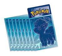 Lot de 65 pochettes Dresseur Elite pour Pokémon - Affichez vos cartes avec les pochettes promotionnelles des boîtes Pokémon - Bleu Alola Vulpix