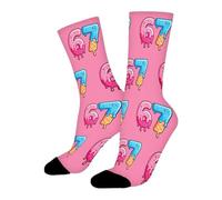 Lot de 67 chaussettes de Noël amusantes pour anniversaire, randonnée, gym, voyage, escalade, course à pied, bureau, sports à domicile, yoga, quotidien, filles, garçons, hommes et femmes