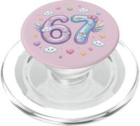 Lot de 67 cœurs et étoiles Arc-en-Ciel Pastel PopSockets PopGrip pour MagSafe