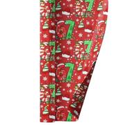 Lot de 67 feuilles de papier cadeau de Noël - Accessoires d'emballage de livre - Boîte à biscuits festive - Papier cadeau - Pour planificateur de fête, amis, organisateurs d'événements, collègues de