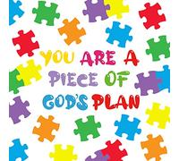 Lot de 67 pièces de puzzle en forme de tableau d'affichage avec verset de la Bible, découpes en papier, décoration de salle de classe, inscription « You are a Piece of Gods Plan Outs School Puzzle accents papier pour salle de classe, chambre d'enfant, décoration murale