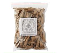 Lot de 68 cônes d'encens tibétains naturels pour méditation et offrandes de Bouddha - Fumée douce