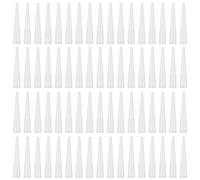 Lot de 68 embouts de cartouche, embouts en silicone, embouts en silicone, bouchons d'étanchéité, buses en silicone pour cartouches en silicone, outils de mastic adhésif