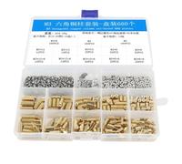 Lot de 680 vis pour carte mère, entretoises M3 de 13 x 9 x 3 cm avec tailles assorties, entretoises étanches pour carte mère, accessoires de montage de carte de circuit imprimé pour utilisation sur PC