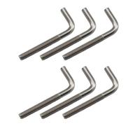 (Lot de 6M10x150mm boulons d'ancrage en forme de L en acier inoxydable 304 à angle droit longs et carrés