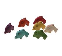 Lot de 7/12 perles en pierre naturelle en forme de tortue/étoile de mer, blanches/bleues turquoise, vertes, pour fabrication de bracelets et colliers, bijoux à faire soi-même - Mélan