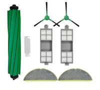 Lot de 7 accessoires compatibles avec aspirateur iRobot Roomba 205 DustCompactor, pièces de rechange comprenant 1 brosse principale, 2 filtres HEPA, 2 brosses latérales, 2 chiffons et 1 outil de
