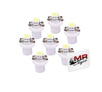 Lot de 7 ampoules LED haute puissance B8.5D blanc