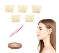 Lot de 7 attelles nasales thermoplastique, bande de levage du visage et lisseur de nez, pince-nez trapézoïdale réutilisable et bandage élastique, support de protection externe pour fracture du nez