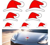Lot de 7 autocollants de Noël en vinyle pour voiture Toyota, Ford, BMW et plus encore, autocollants automobiles pour bouteilles d'eau, mur, ordinateur portable, fenêtre, décoration de Noël
