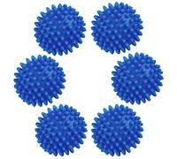 Lot de 7 balles de séchage réutilisables pour sèche-linge - Réduit les plis et l'adhérence statique - Bleu