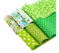 Lot de 7 bandes de coton - 10 x 100 cm - Différents motifs pour patchwork - Pour matelassage, couture, loisirs créatifs