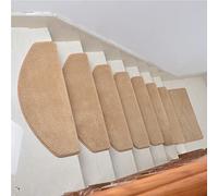 Lot de 7 bandes de sécurité auto-adhésives en caoutchouc antidérapant pour marches d'escalier d'intérieur 100 x 24 cm Idéal pour les enfants, les personnes âgées et les animaux domestiques Améliore la