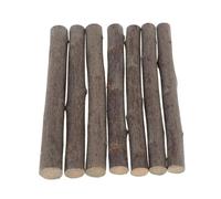 Lot de 7 bâtons ronds en bois 20 cm for modélisme, architecture, bricolage, artisanat, décorations rustiques Pour Barbe à Papa, Cuisine, Artisanat Et DéCoratio