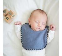 Lot de 7 bavoirs naissance BLEU Trois Kilos Sept