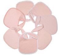 Lot de 7 bavoirs rose TU