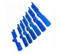 Lot de 7 blocs de configuration de table de toupie - Jauge de hauteur pour table de toupie - Accessoires de travail du bois