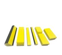 Lot de 7 blocs de ponçage à la main - Outils de ponçage profilés pour réparation de bois, voiture, meuble, polissage avec mousse de polyuréthane - Prise en main confortable de 12,7 à 22,9