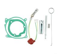 Lot de 7 bougies de préchauffage pour voiture diesel 5 kW pour système de chauffage à air 12 V avec joints d'atomisation, clé à filtre, convient pour les chauffages chinois