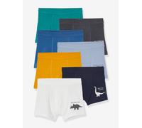 VERTBAUDETLot de 7 Boxers Stretch garçon Dinosaures Lot ivoire8A