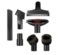Lot de 7 buses d'aspirateur universelles, accessoires d'aspirateur, buse multifonction et kit de brosses, brosse universelle pour voiture, accessoires de tapis compatibles avec Kärcher, Miele, Siemens
