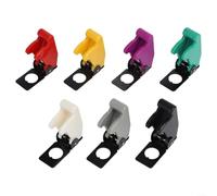 Lot de 7 caches d'interrupteur à bascule LED pour tableaux de bord automobiles 12 V avec protection anti-missiles
